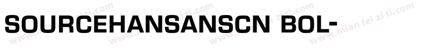 sourcehansanscn bol字体转换